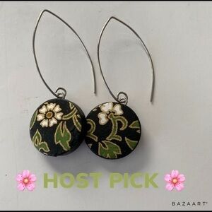 Handmade and hand painted earrings